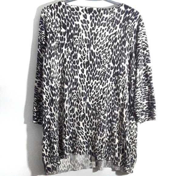 Maurice's size 2 leopard print cardigan - Picture 2 of 5